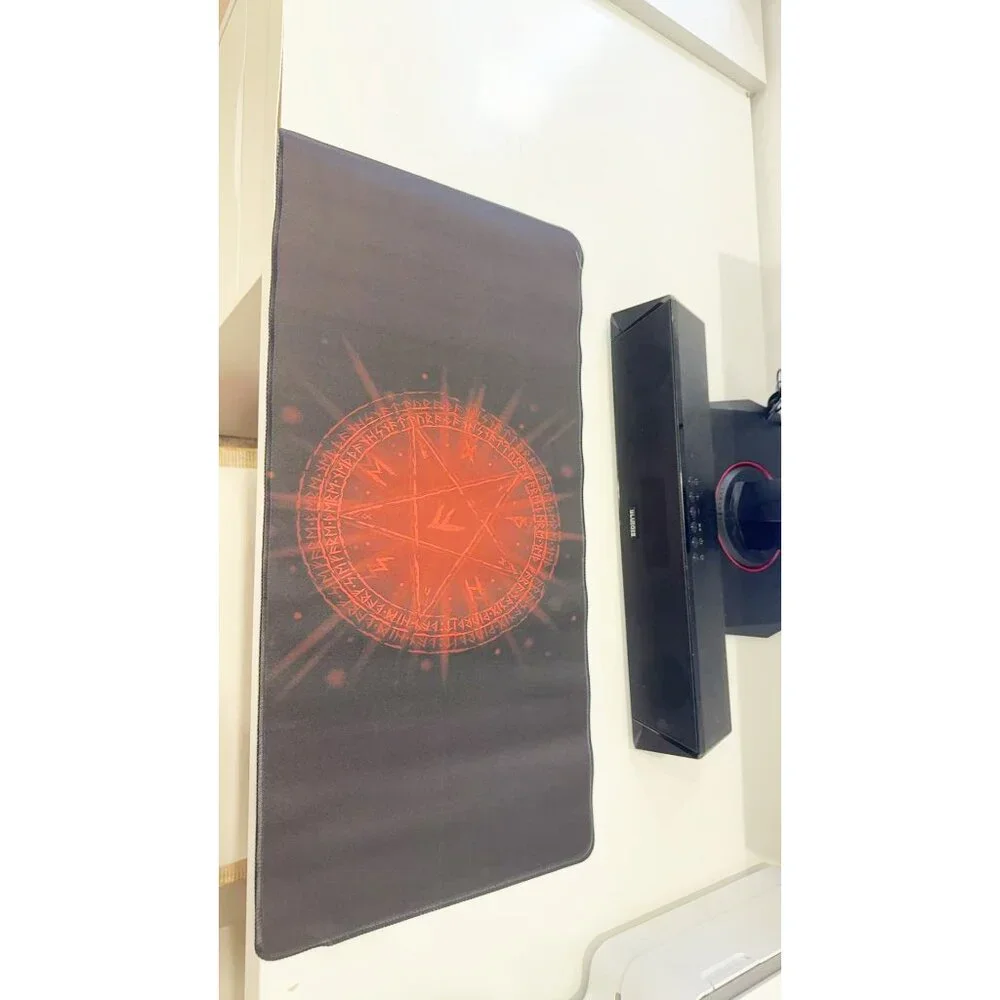 Mystic Pentagram Sigil Large Non-Slip Gaming Mouse Pad